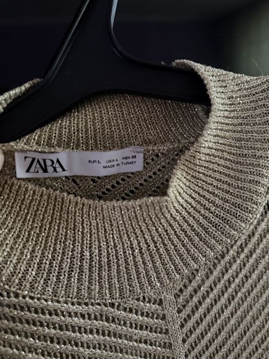 Вязанное пляжное платье Zara