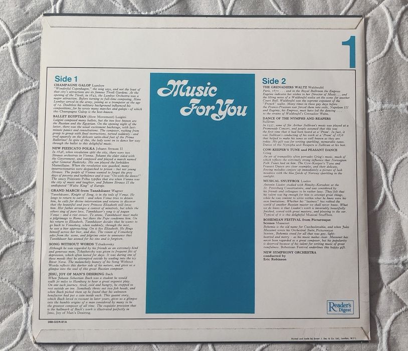 Discos de vinil  Music For You