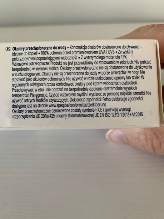 Okulary do wody dziecięce