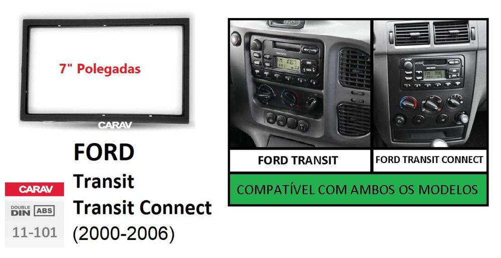 Rádio 2DIN • FORD Transit / Connect (1994 a 2013) • Android [4+64GB]