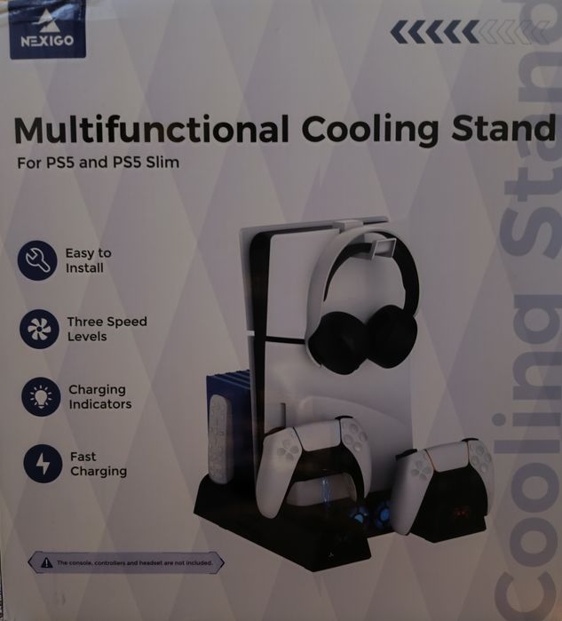 Suporte de refrigeração multifuncional para PS5/PS5 Slim