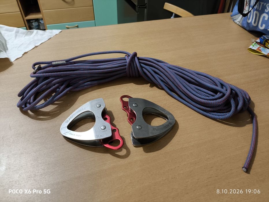 Bloczki Slackline Slackimoufle Quad Pulleys Slack Inov' – Komplet 2 szt.