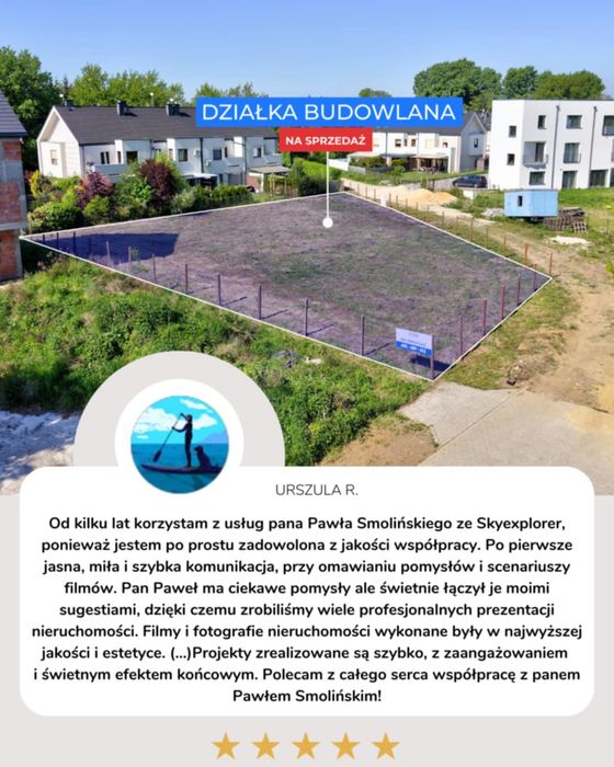 Fotografia i filmy  z drona / Usługi dronem
