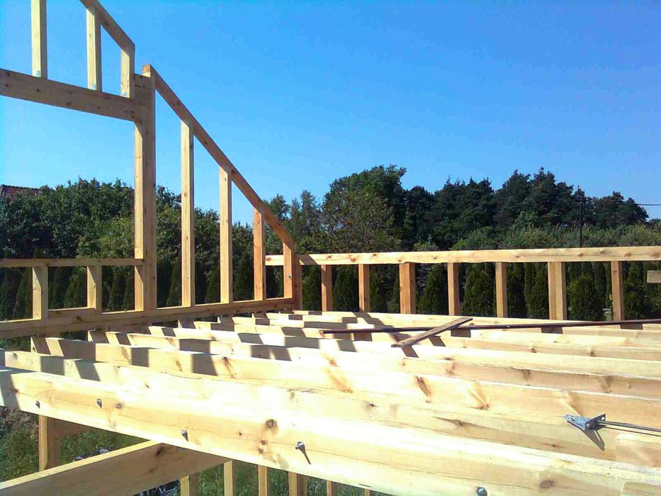 Usługi budowy domów w konstrukcji szkieletowo drewnianej