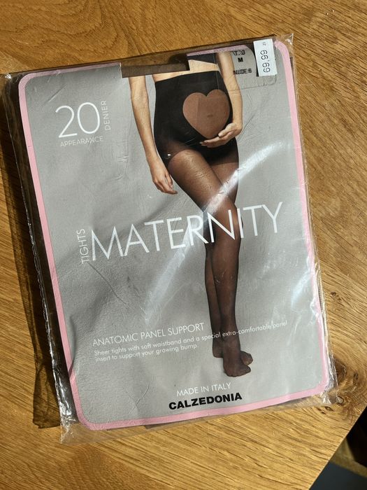 Nowe rajstopy ciążowe Calzedonia r.M den 20, cieliste