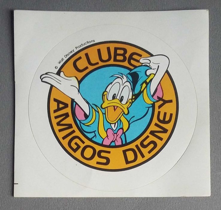 Autocolante do Clube Amigos Disney