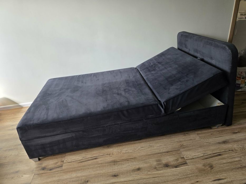 Łóżko 140x200 kolor grafitowy Agata meble