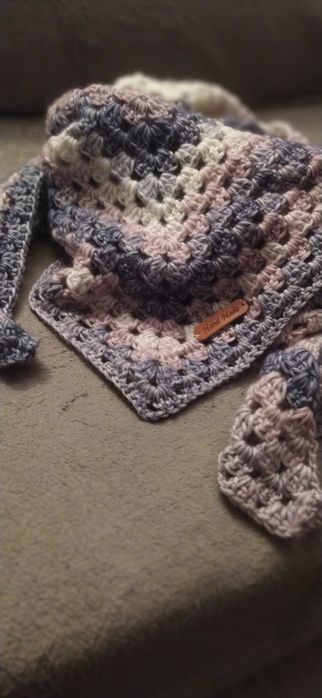 Chusta handmade zrobiona na szydełku