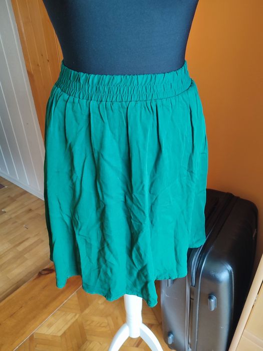 Spódniczka Reserved XS butelkowa zieleń