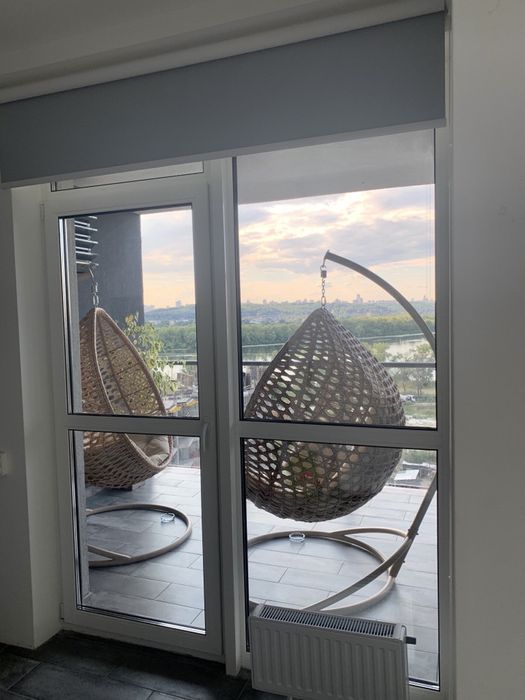 Апартаменты с видом на Днепр в ЖК Заречный , 3 спальни+кухня-студия