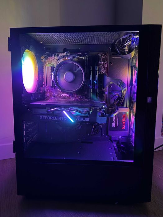 Komputer gamingowy Ryzen 5 2600 | RTX 2070 | 16GB RAM | SSD | Win10/11