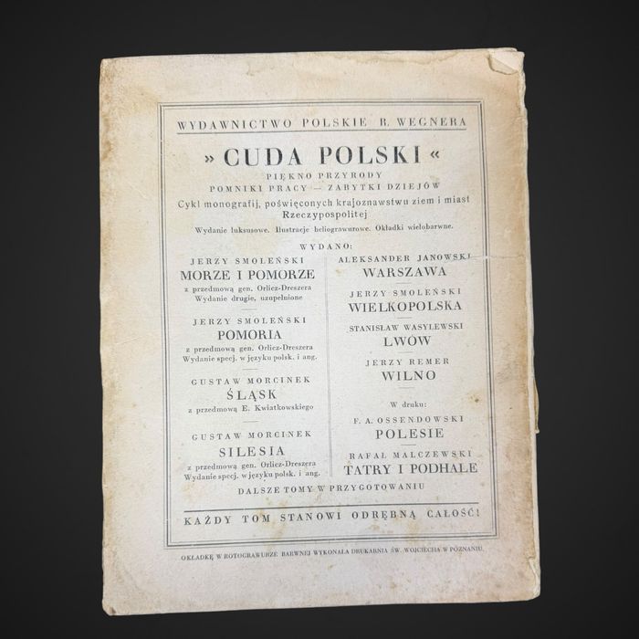 Cuda Polski: Wilno” luksusowa monografia krajoznawcza LK/060613