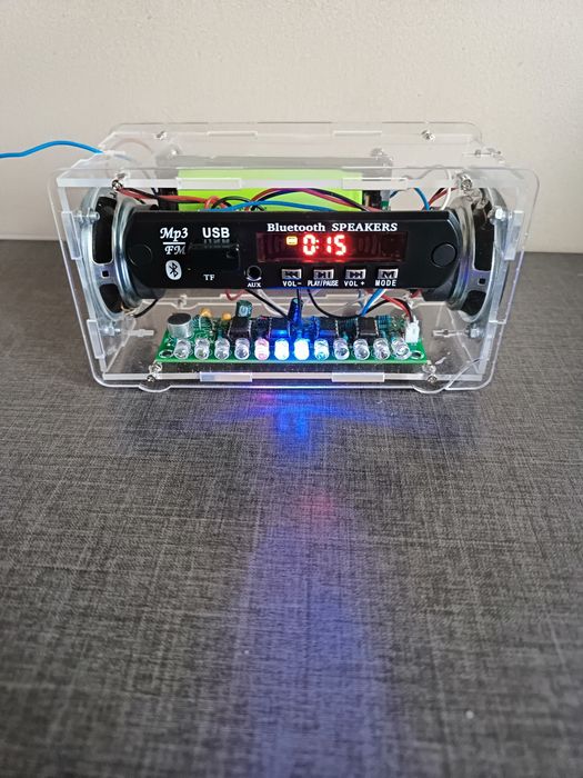 Ciekawy głośnik bluetooth, USB, karta, pilot