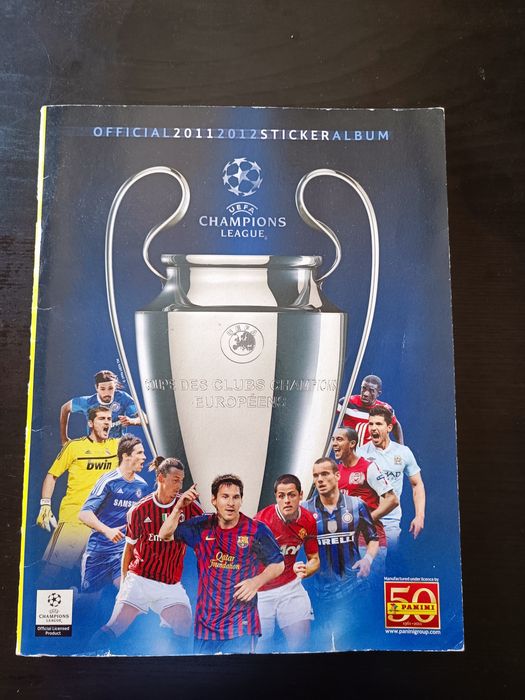 Caderneta futebol Champions 2011/2012 completa