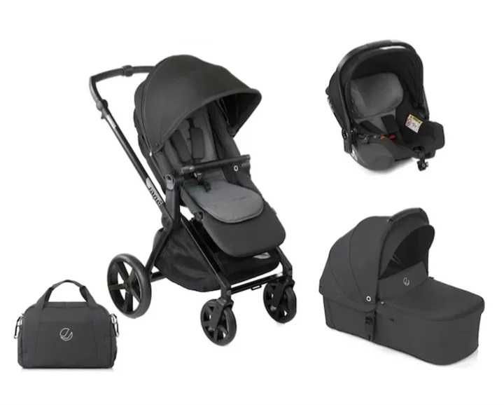 Trio Jane Muum - carrinho c/cadeira + alcofa + ovo