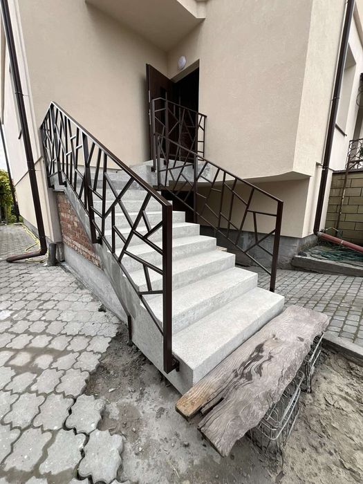 Перила,дашки,балкони,чорний метал,порошкове фарбування,вироби з металу