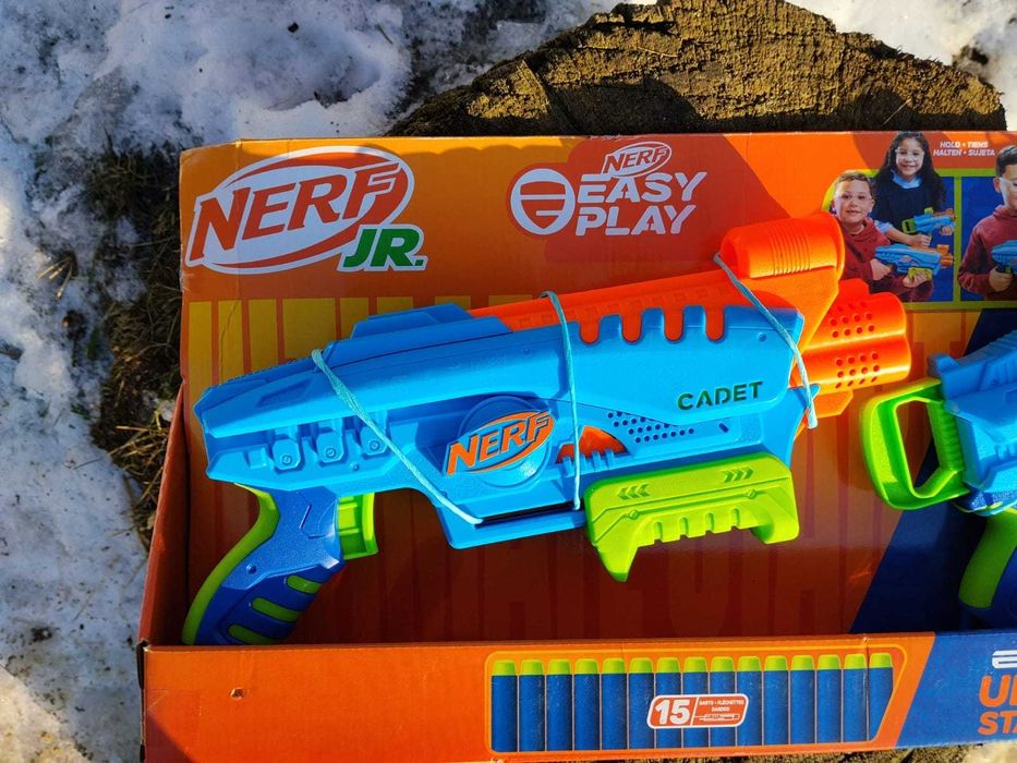 NOWY! Zestaw Nerf Junior Cadet + Scoutfire + bonus