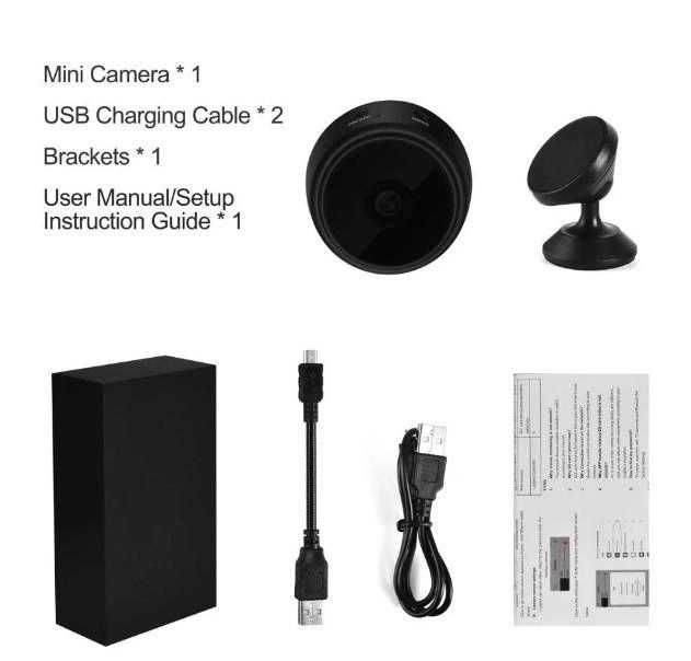 Мини камера A9 IP HD 1080 Wi-Fi Беспроводная  камера видеонаблюдения