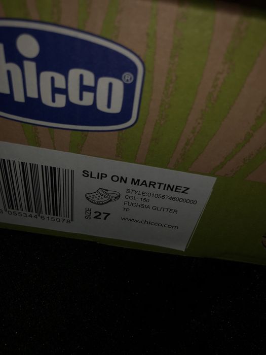 Vendo crocs chicco novas