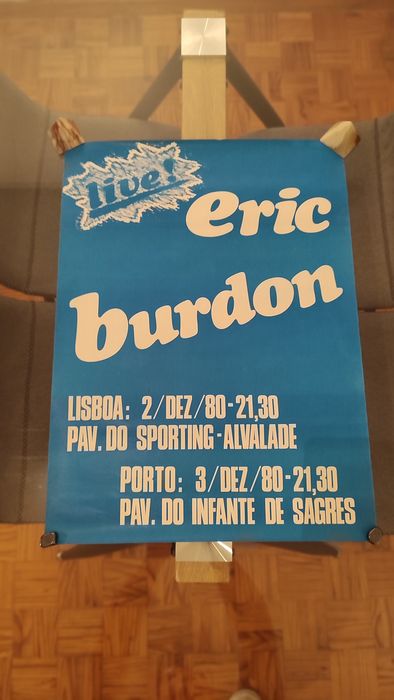 Posters Originais de Concertos em Portugal no ano de 1980/81