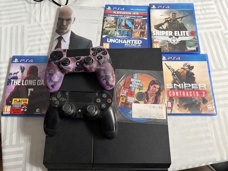 Ps4 500gb plus 6gier