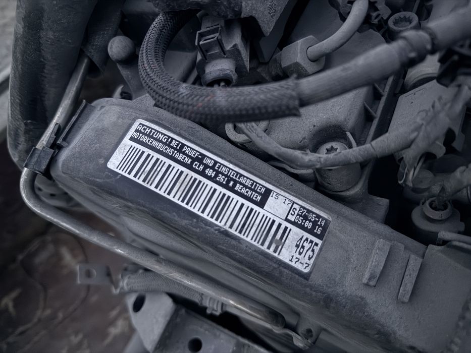 Motor e Caixa 1.6 tdi CLH completo