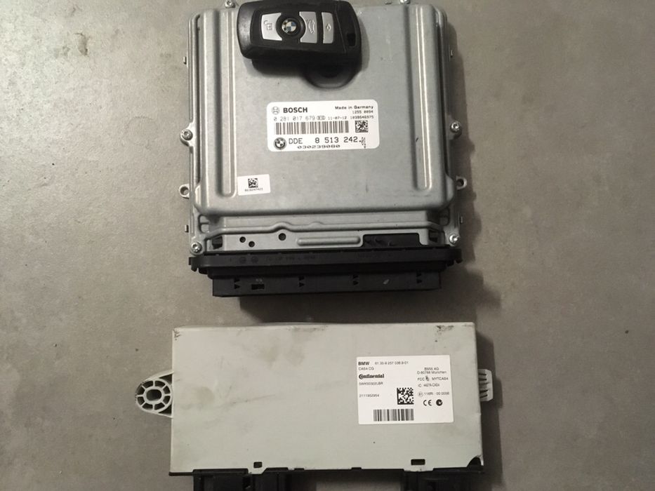 Bmw f10 f11 520d sterownik komputer silnika klucz cas 184ps