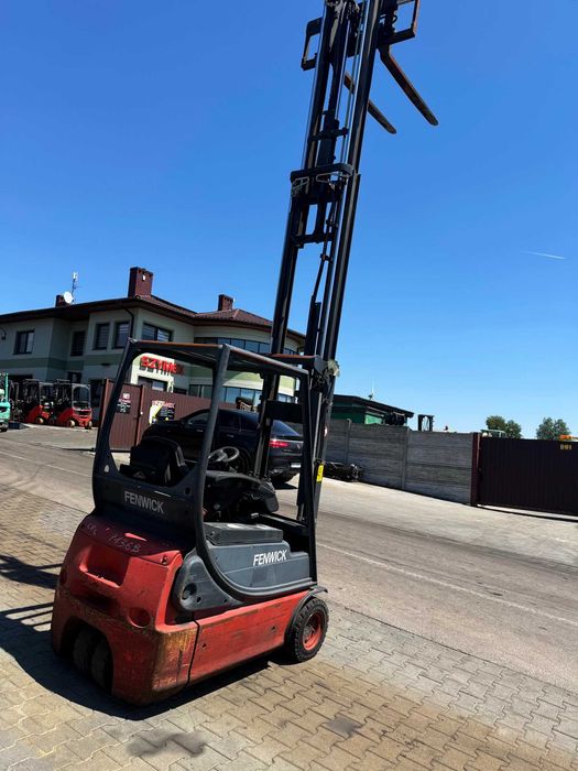 wózek widłowy elektryczny LINDE E14-02 1400kg Triplex 4.80m 2006r 4200mtg