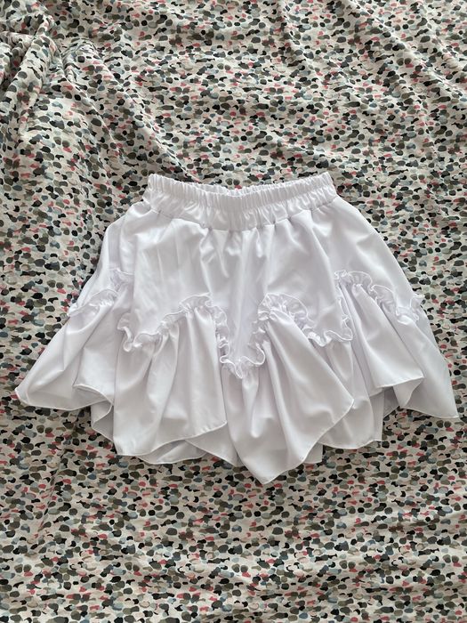 Спідниця біла з шортами