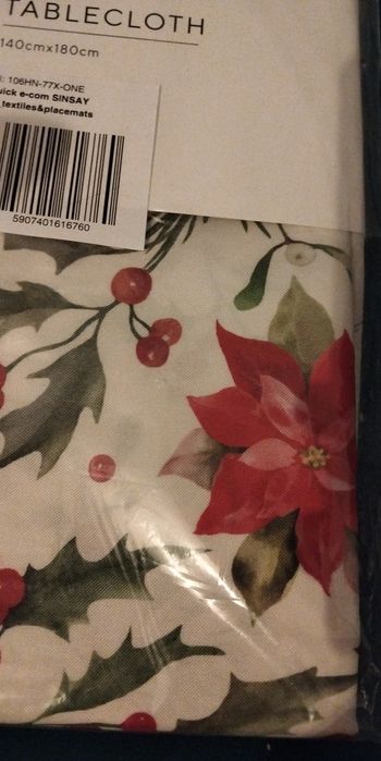 Nowy obrus świąteczny 140*180
