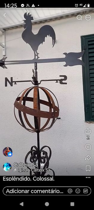 Forjado dobradiças antigas