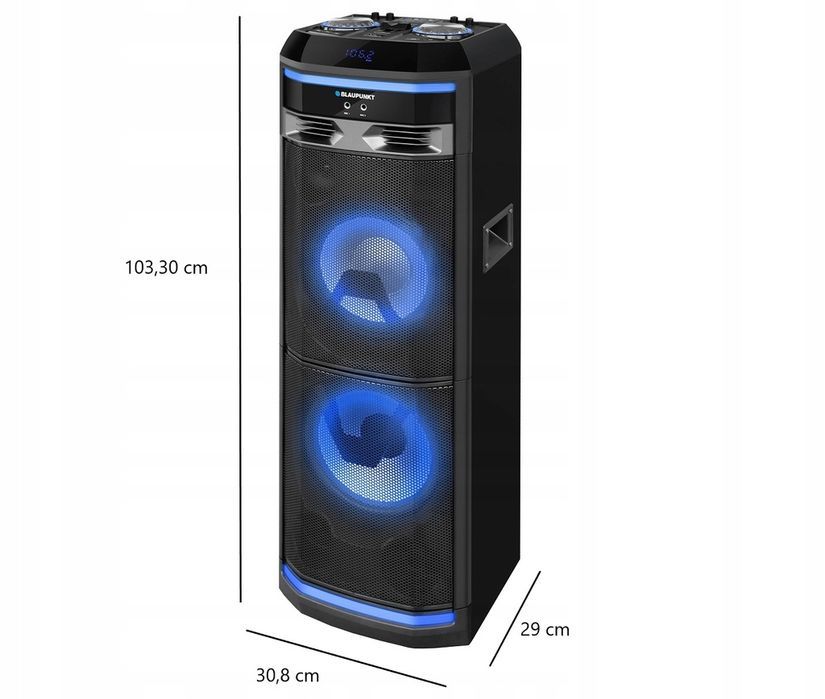 BLAUPUNKT  Kolumna Głośnik bluetooth karaoke