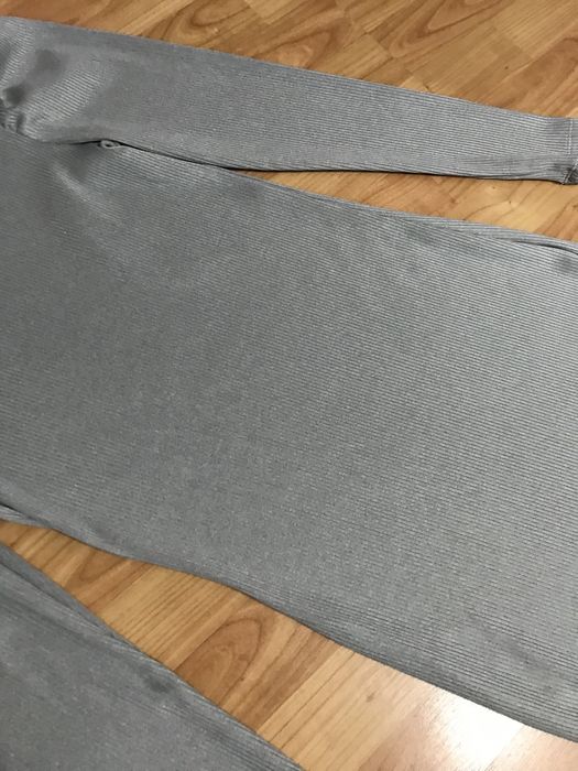 Sukienka mini szara/srebrna H&M M
