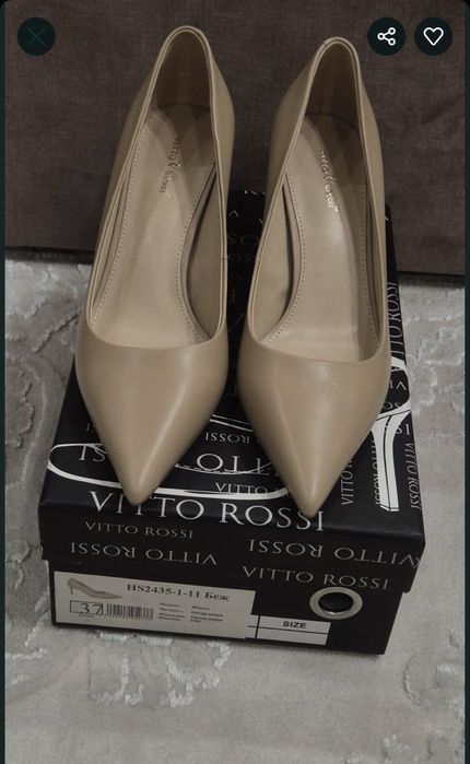 туфлі човники vitto rossi 37р