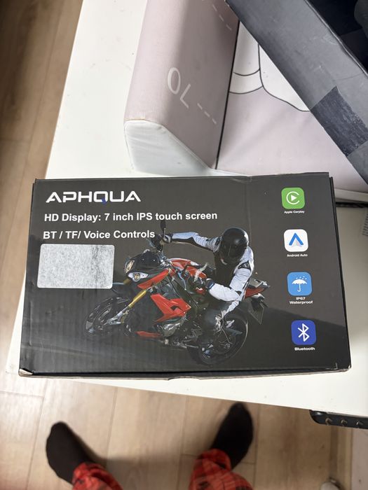 Мотонавигатор APHQUA 7" A722 (Apple CarPlay / Android Auto) IP67