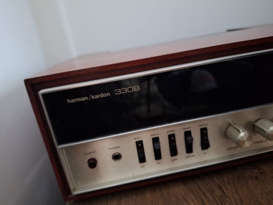Amplituner Harman Kardon 330B. Classic Vintage. Po całkowitej rewitali