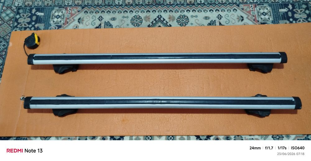Kit completo barras Thule WingBar Edge, com 120 cm.