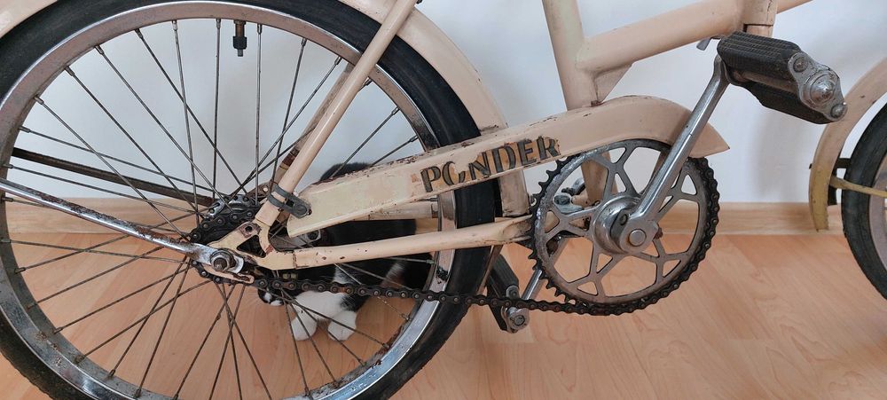 Rower karat PRL składak