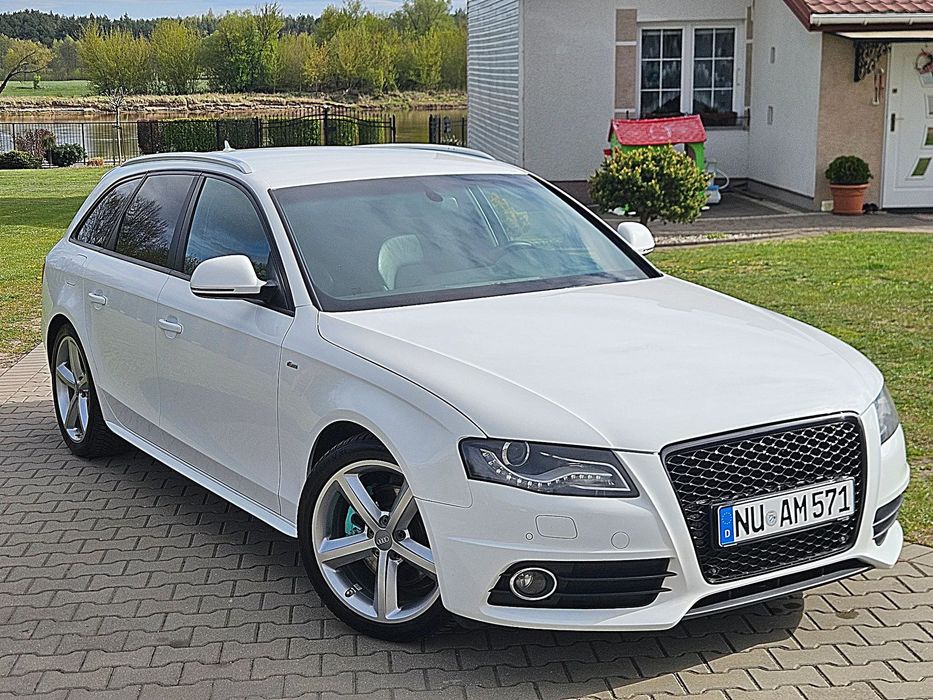 Audi A4 Avant 2.0Tfsi 2 x Sline Bi Xenon PDC Nawigacja Tempomat Kubelki Opłacona!!