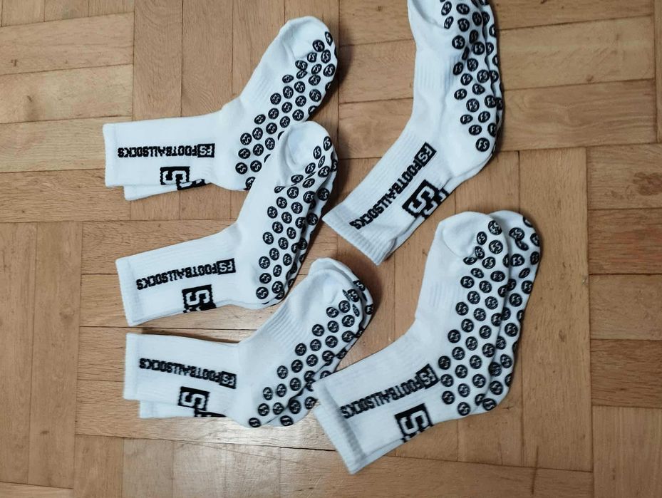 Skarpety piłkarskie Footballsocks białe 5 par