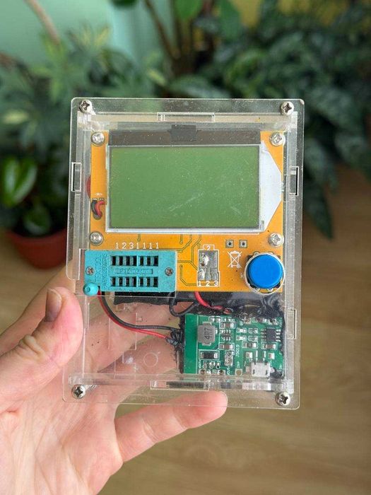 Esr метр Esr tester LCR-TC1-T1  тестер LCR-T4 з акриловим корпусом