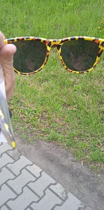 Nowe okulary przeciwsłoneczne w panterkę