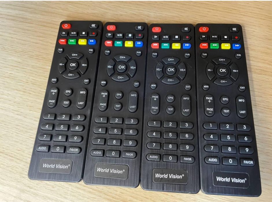 Пульт для Т2 тюнера WORLD VISION T624A / T624D2 / Т644D3