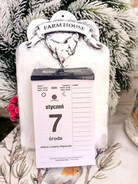 Deska pod kalendarz zdzierak wyprzedaż