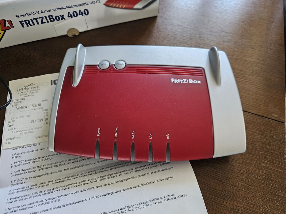 Router FritzBox 4040 FRITZ!Box Ideał