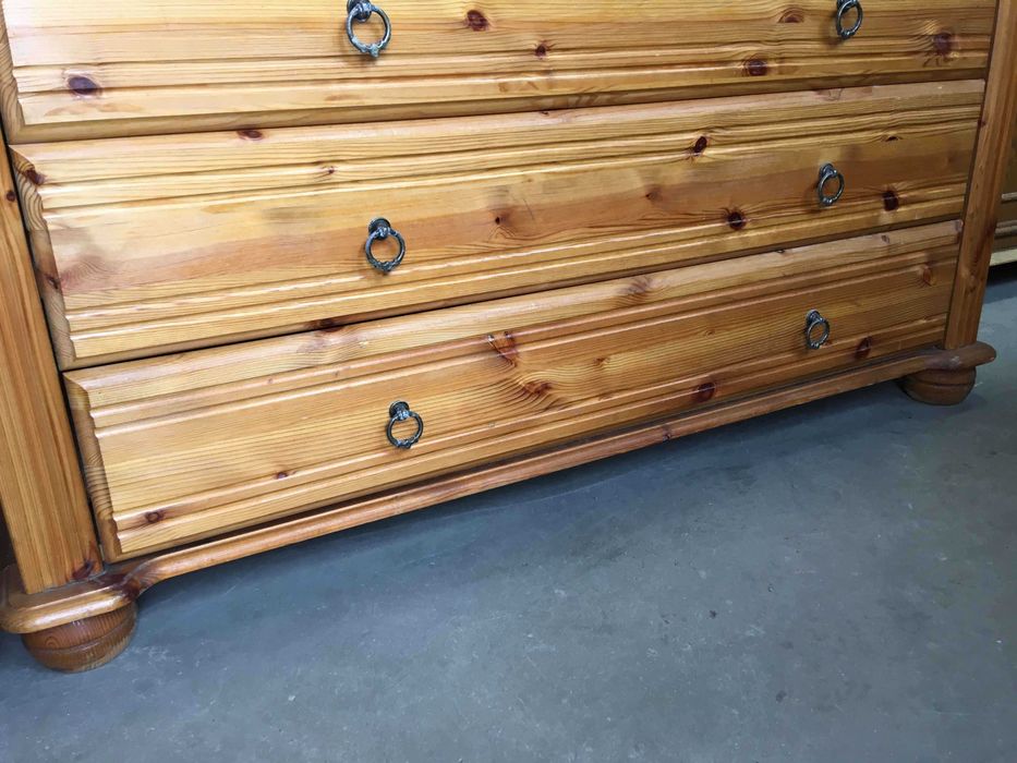 Komoda sosnowa stylowa komplet 2 szt.