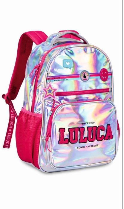 Mochila LULUCA PRATEADA