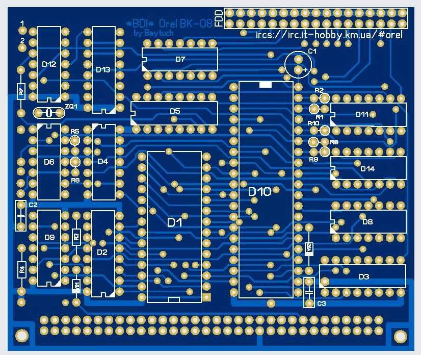 ZX Spectrum Контролер Дисководу Орель-БК