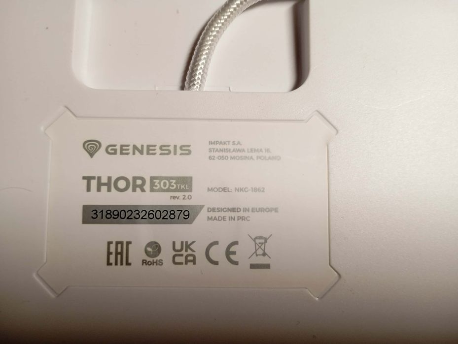Klawiatura komputerowa Genesis Thor LED