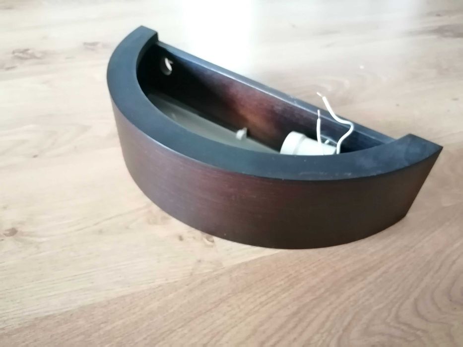 Plafon, plafoniera, lampa sufitowa, kinkiet, wenge, okrągły, JASMIN